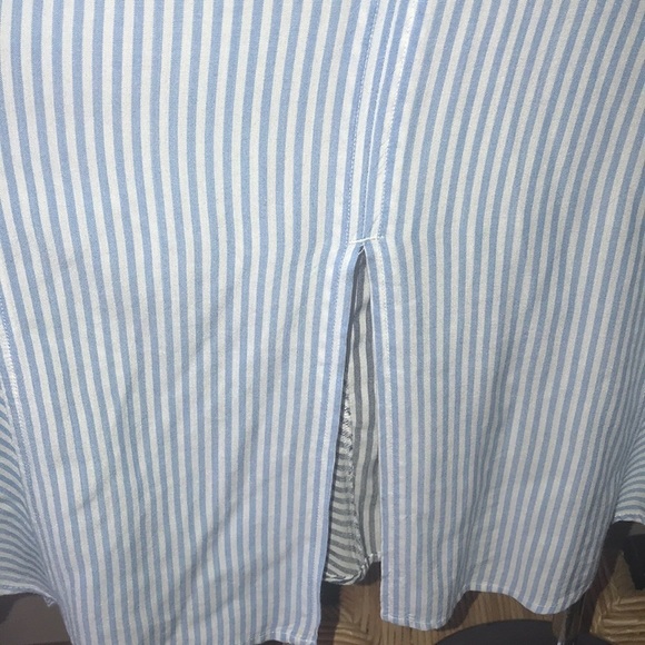 Free People Striped Button Down Shirt SP - Picture 6 of 7
